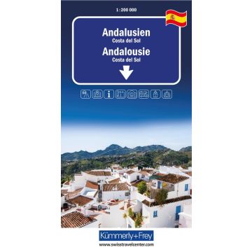 Carte routière Andalousie Costa del Sol 1:200 000 / Kümmerly & Frey