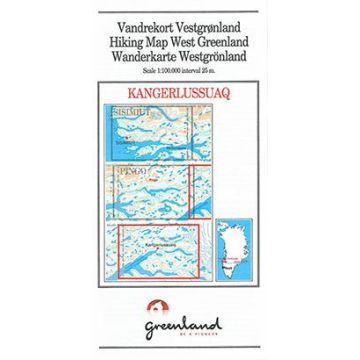 Wanderkarte Grönland 8 Kangerlussuaq 1:100 000 / Harvey