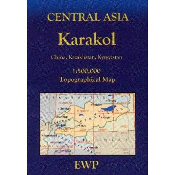 Topografische Karte Karakol 1:500 000 / EWP
