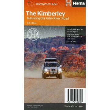 Strassenkarte The Kimberley 1:1 Mio. / Hema