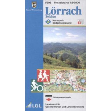 F508 Lörrach 1:50 000 Carte de loisirs