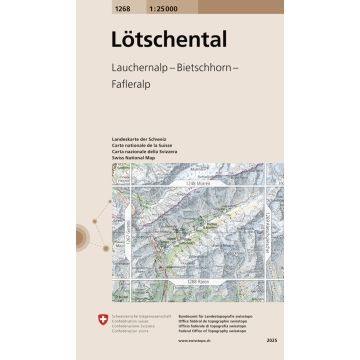 1268 Lötschental 1:25 000 / Swisstopo