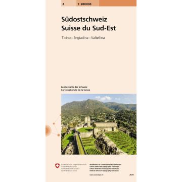 Suisse du Sud-Est 1:200 000 / feuille 4