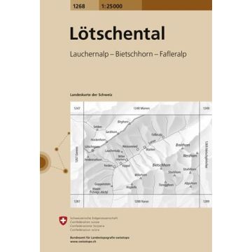 1268 Lötschental 1:25 000 / Swisstopo