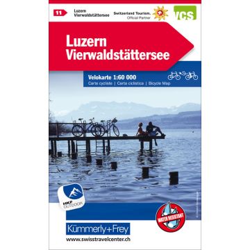 Velokarte Luzern Vierwaldstättersee (11) 1:60'000