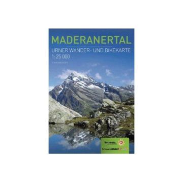 Carte de randonnée et VTT Maderanertal 1:25 000