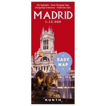 Plan de ville Madrid 1:13 000 / Kunth
