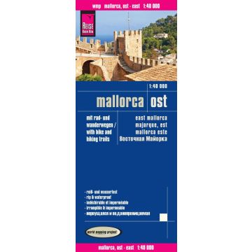 Carte de randonnée Majorque Est 1:40 000 / Reise Know-How