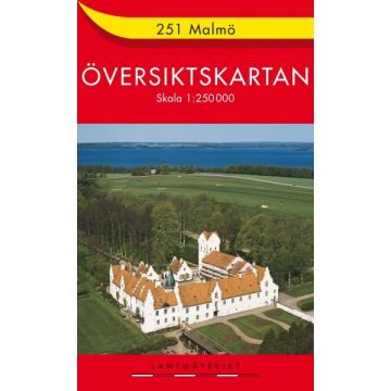 Översiktskarta 251 Malmö 1:250 000 