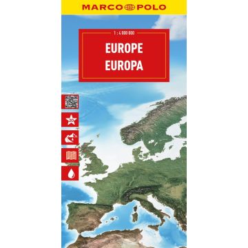Strassenkarte Europa 1:4 Mio. / Marco Polo