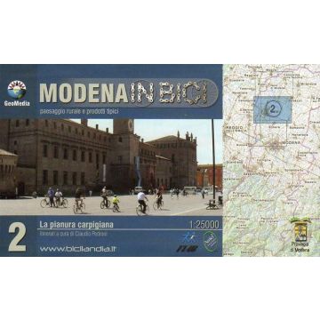 Modena in bici 2 La pianura carpigiana 1:25 000