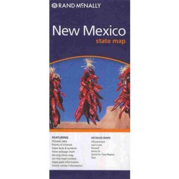 Strassenkarte New Mexico State Map / Rand McNally