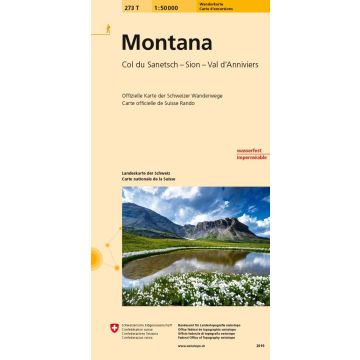 273 T Montana Wanderkarte 1:50 000 
