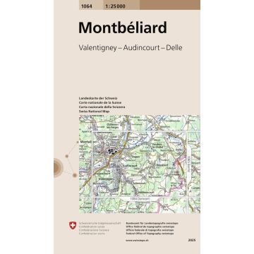1064 Montbéliard 1:25 000 / Swisstopo