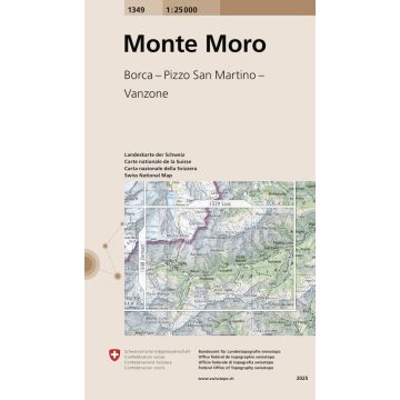 1349 Monte Moro 1:25 000 / Swisstopo