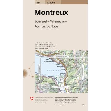 1264 Montreux 1:25 000 / Swisstopo