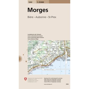 1242 Morges 1:25 000 / Swisstopo