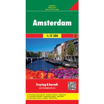 Stadtplan Amsterdam 1:12 500 / Freytag & Berndt