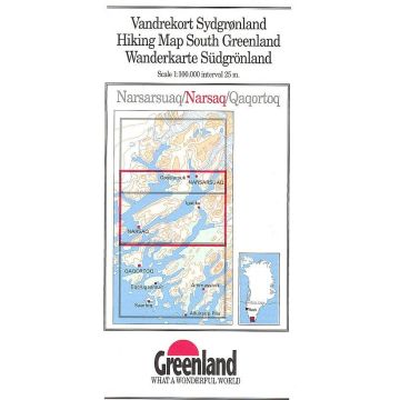 Wanderkarte Grönland 2 Narsaq 1:100 000 / Harvey