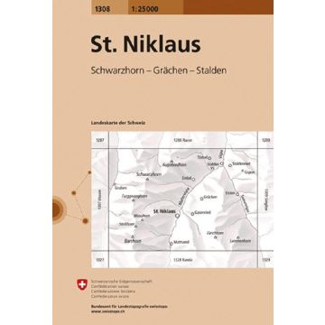 1308 St.Niklaus 1:25 000 / Swisstopo