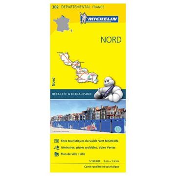 Strassenkarte Michelin 302 Nord 1:150 000