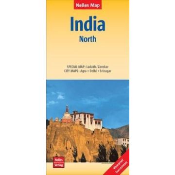 Carte routière India North 1:1 500 000 / Nelles
