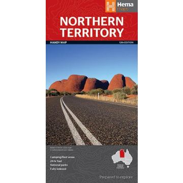 Strassenkarte Northern Territory 1:1 900 000 / Hema