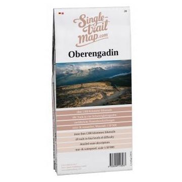 Oberengadin 1:50 000 Singletrail Map 24