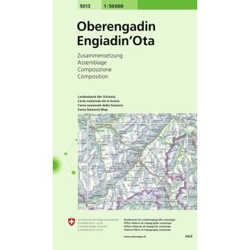 5013 Oberengadin 1:50 000 / Swisstopo