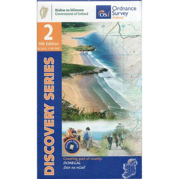Topografische Karte OS Ireland 02 Donegal 1:50 000