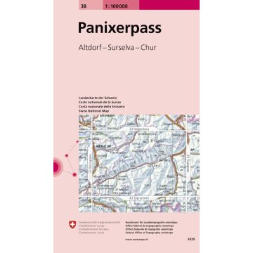 38 Panixerpass 1:100 000 / Swisstopo