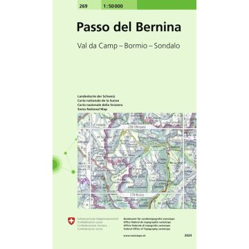 269 Berninapass 1:50 000 / Swisstopo