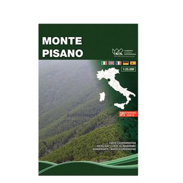 Carte de randonnée Monte Pisano 1:25 000 / LAC 