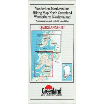 Wanderkarte Grönland 17 Qasigianguit 1:100 000 / Harvey