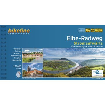 Veloführer Elbe Radweg stromaufwärts Bikeline / Esterbauer