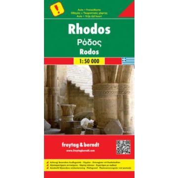 Carte routière Rhodes 1:50 000 / Freytag & Berndt