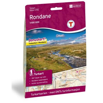 Carte de randonnée Turkart 2716 Rondane 1:100 000 / Nordeca