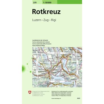 235 Rotkreuz 1:50 000 / Swisstopo