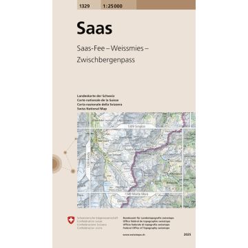 1329 Saas 1:25 000 / Swisstopo