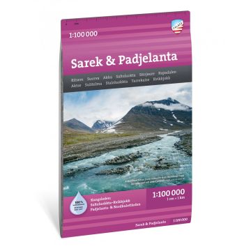 Wanderkarte Sarek & Padjelanta 1:100 000 / Calazo 