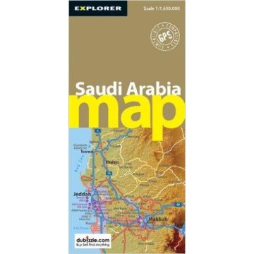 Strassenkarte Saudi Arabia 1:1,6 Mio/ Explorer