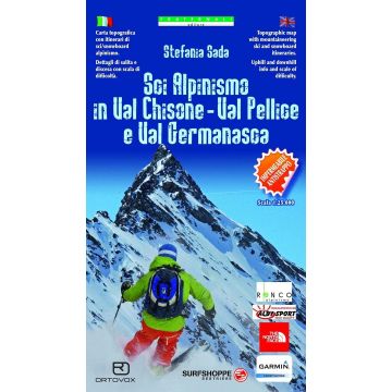 Wintersportkarte Val Chisone - Val Pellice - Val
