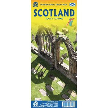Carte routière Scotland 1:370 000 / ITMB