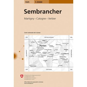 1325 Sembrancher 1:25 000 / Swisstopo