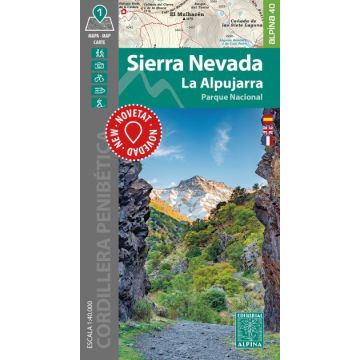 Carte de randonnée Sierra Nevada La Alpujarra 1:40 000 / Alpina