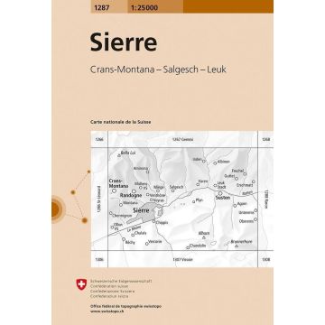1287 Sierre 1:25 000 / Swisstopo