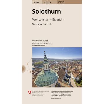25022 Solothurn 1:25 000 / Swisstopo (Chefs-Lieux)