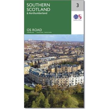 Carte routière Southern Scotland 1:250 000 / OS Road Map 3 