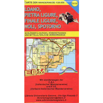 Loano, Pietra Ligure, Finale Ligure, Noli, Spotorno 1:25 000 / EdM SV-3d