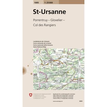 1085 St Ursanne 1:25 000 / Swisstopo
